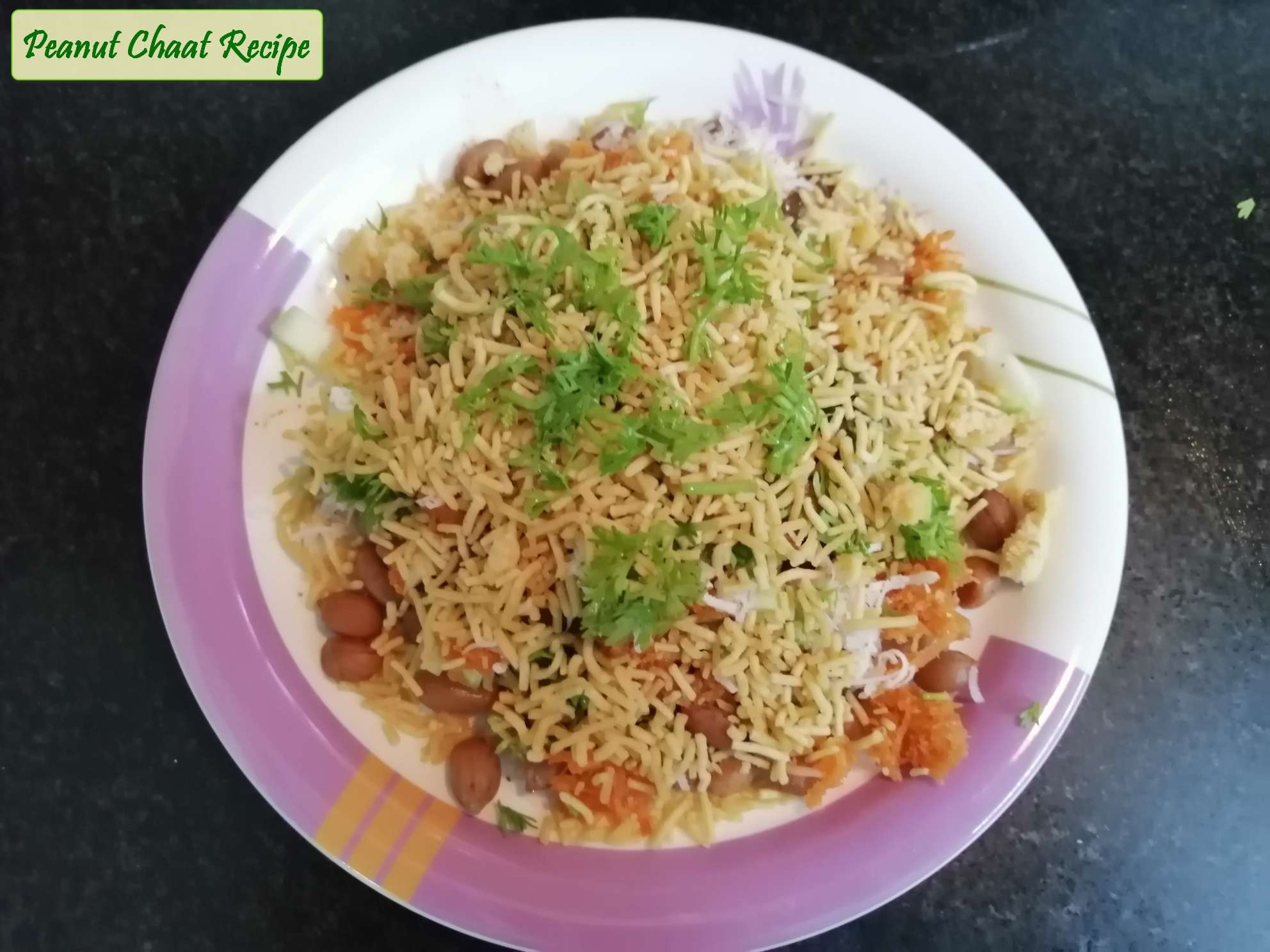 Peanut Chaat Recipe Yummy Ashas Kitchen