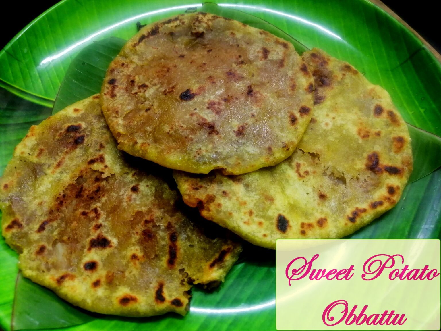 Sweet Potato Obbattu Sweet Potato Poli Yummy Ashas Kitchen