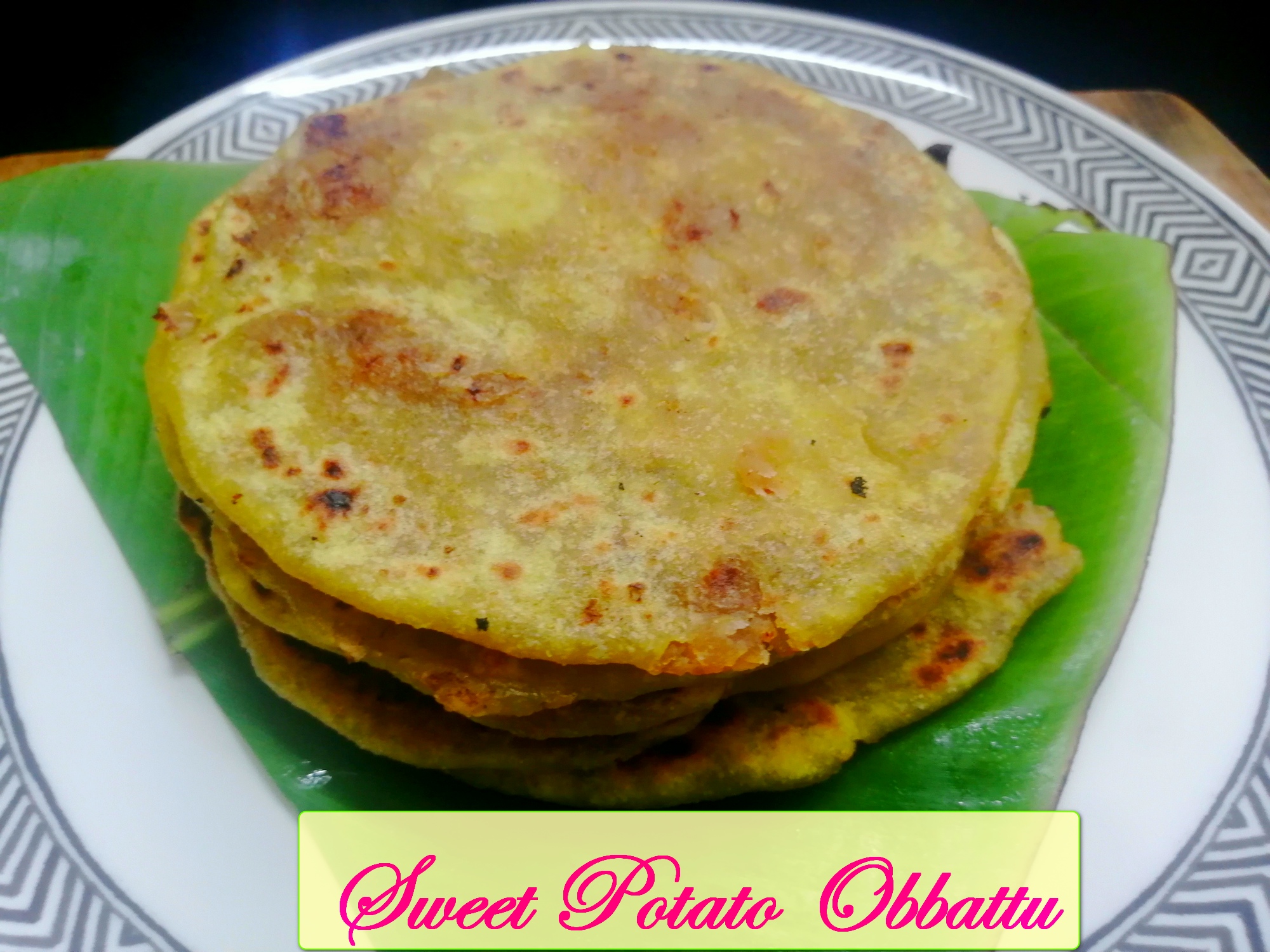 Sweet Potato Obbattu Sweet Potato Poli Yummy Ashas Kitchen