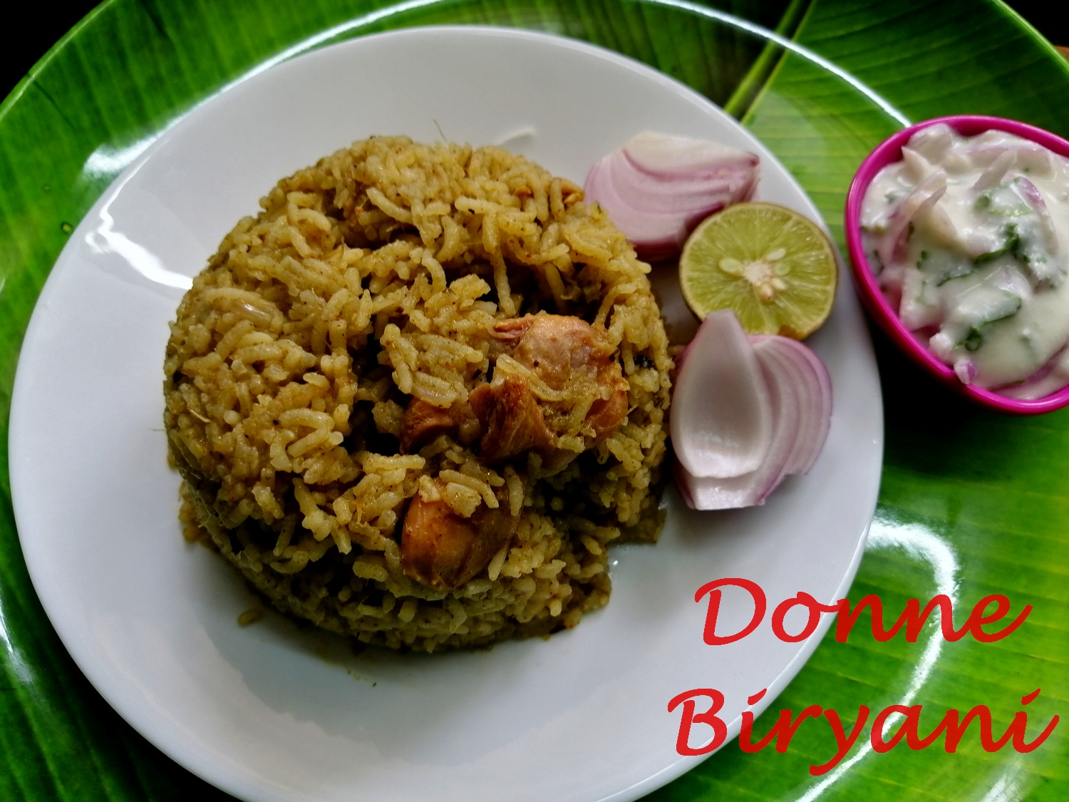 Chicken Donne Biryani Donne Biryani Yummy Ashas Kitchen