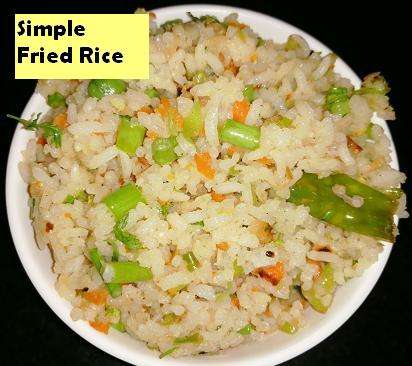 Simple Veg Fried Rice