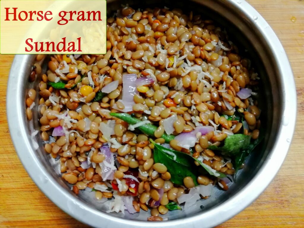 Horse gram sundal 