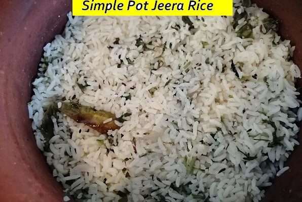 Simple Pot Jeera Rice