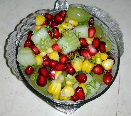 POMEGRANATE SWEET CORN SALAD