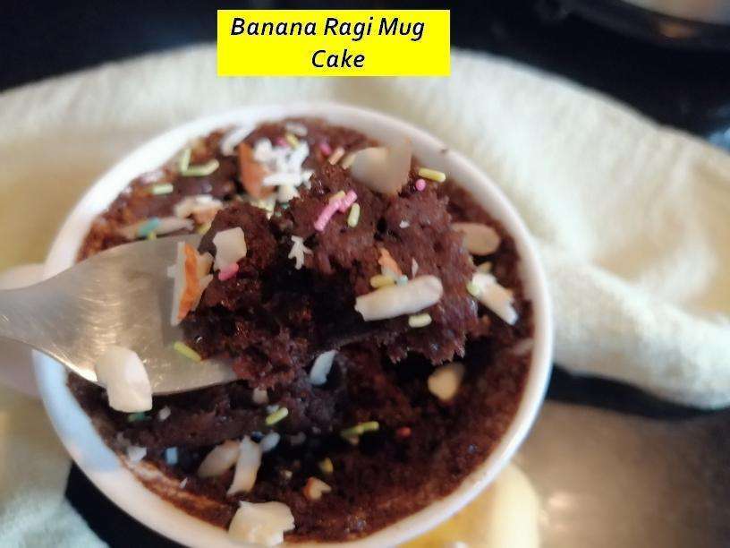 Banana Ragi Mug Cake