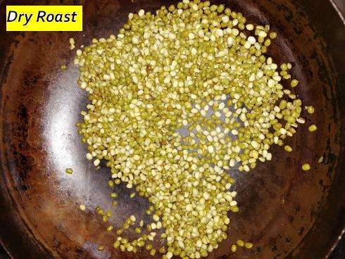 Dry roast Moong dal for 2 minutes in low flame.