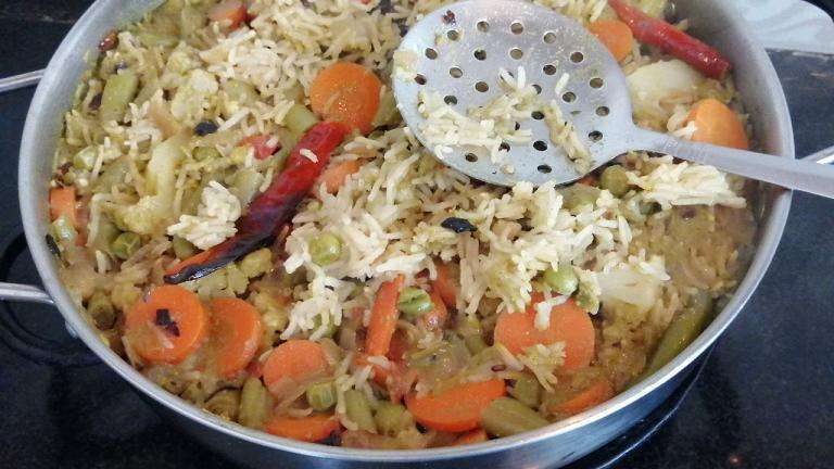 Healthy Mint Vegetable Biryani, 