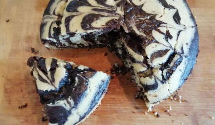 Yummy Zebra Cake or Marble Cake