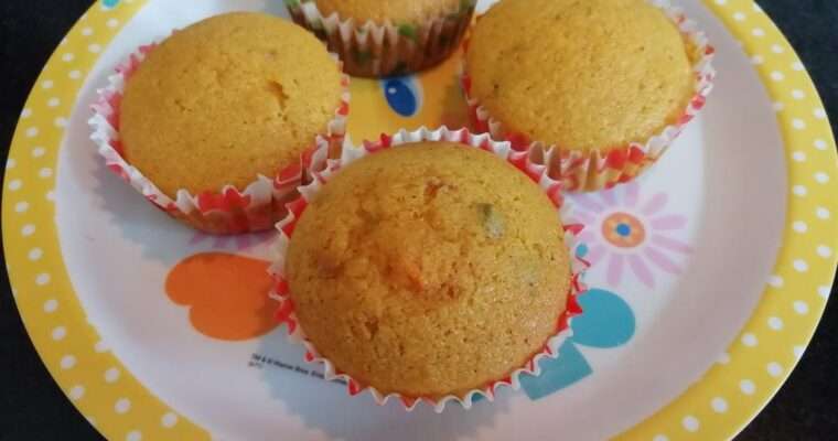 CARROT JOWAR CUP CAKE