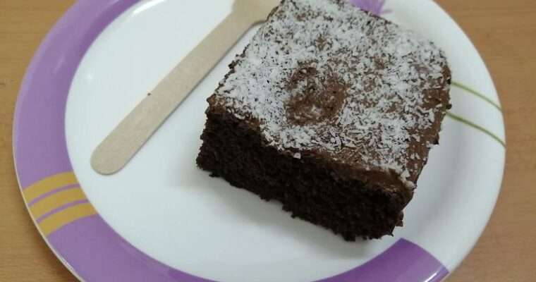 EGGLESS CHOCOLATE CAKE RECIPE