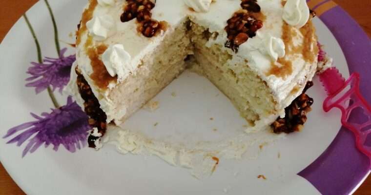 Egg less Butterscotch Cake