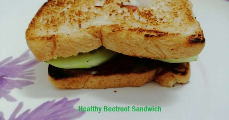 Healthy Beetroot Sandwich