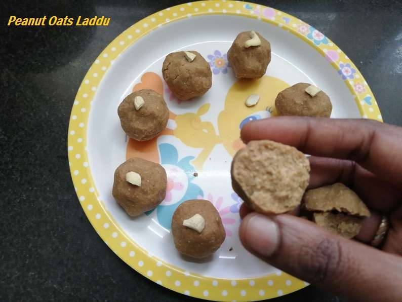 Peanut Oats Laddu