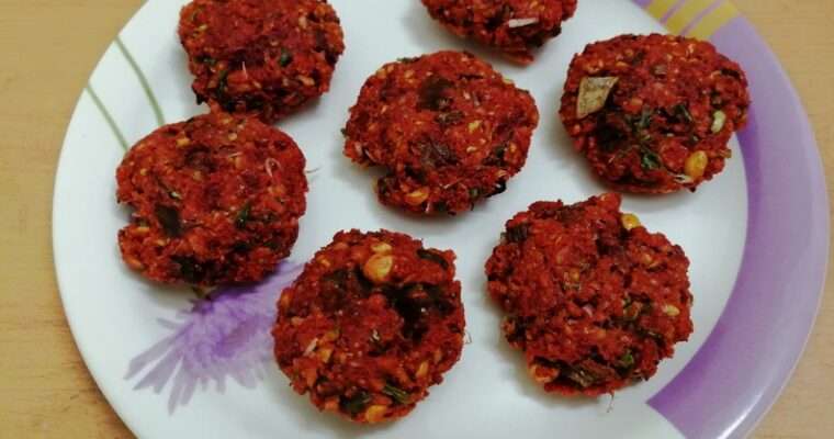 Beetroot Fritters