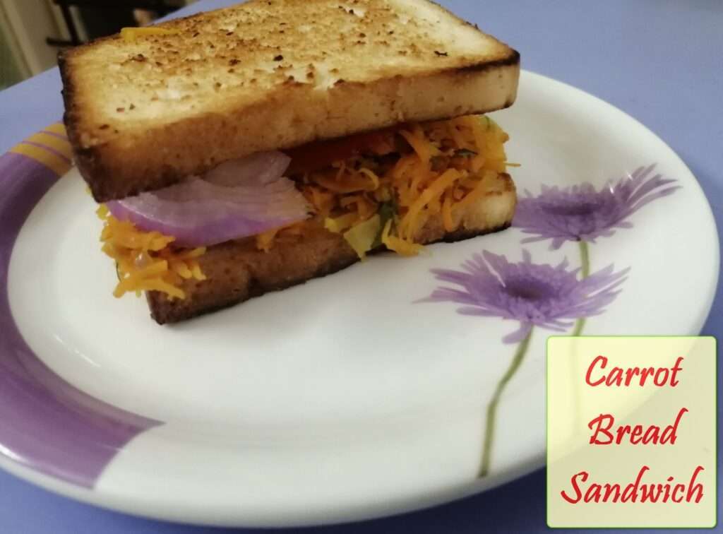 Carrot Bread Sandwich