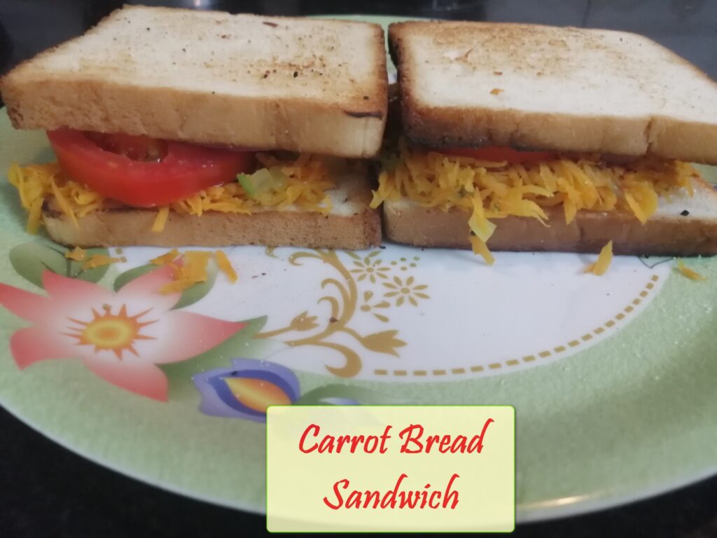 Carrot Bread Sandwich