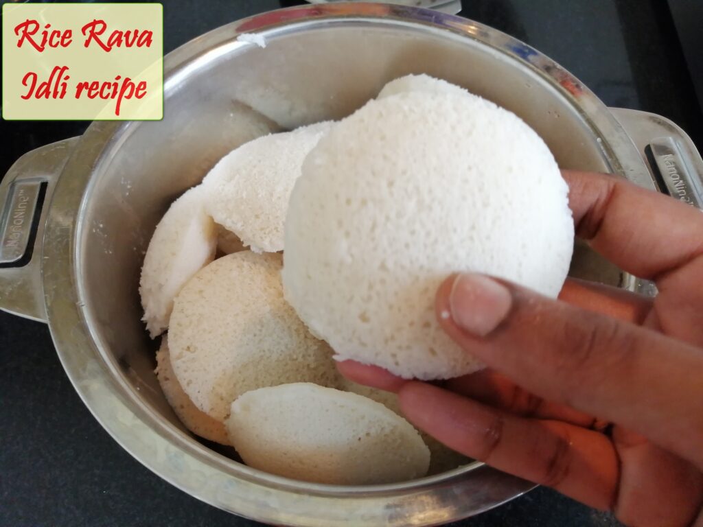 Rice rava idli recipe11