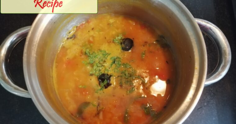 Dal Tovve or Dal Toyi Recipe