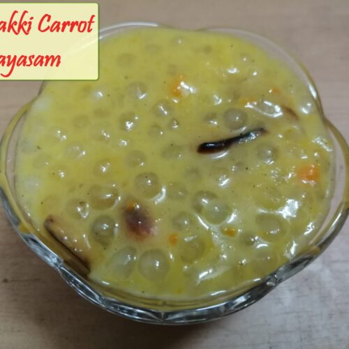 sabbaki carrot payasam12