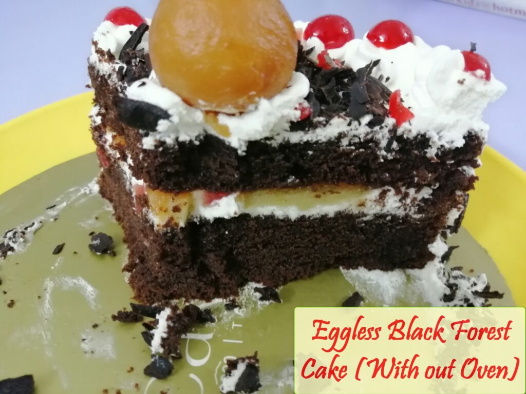 Eggless black forest cake32