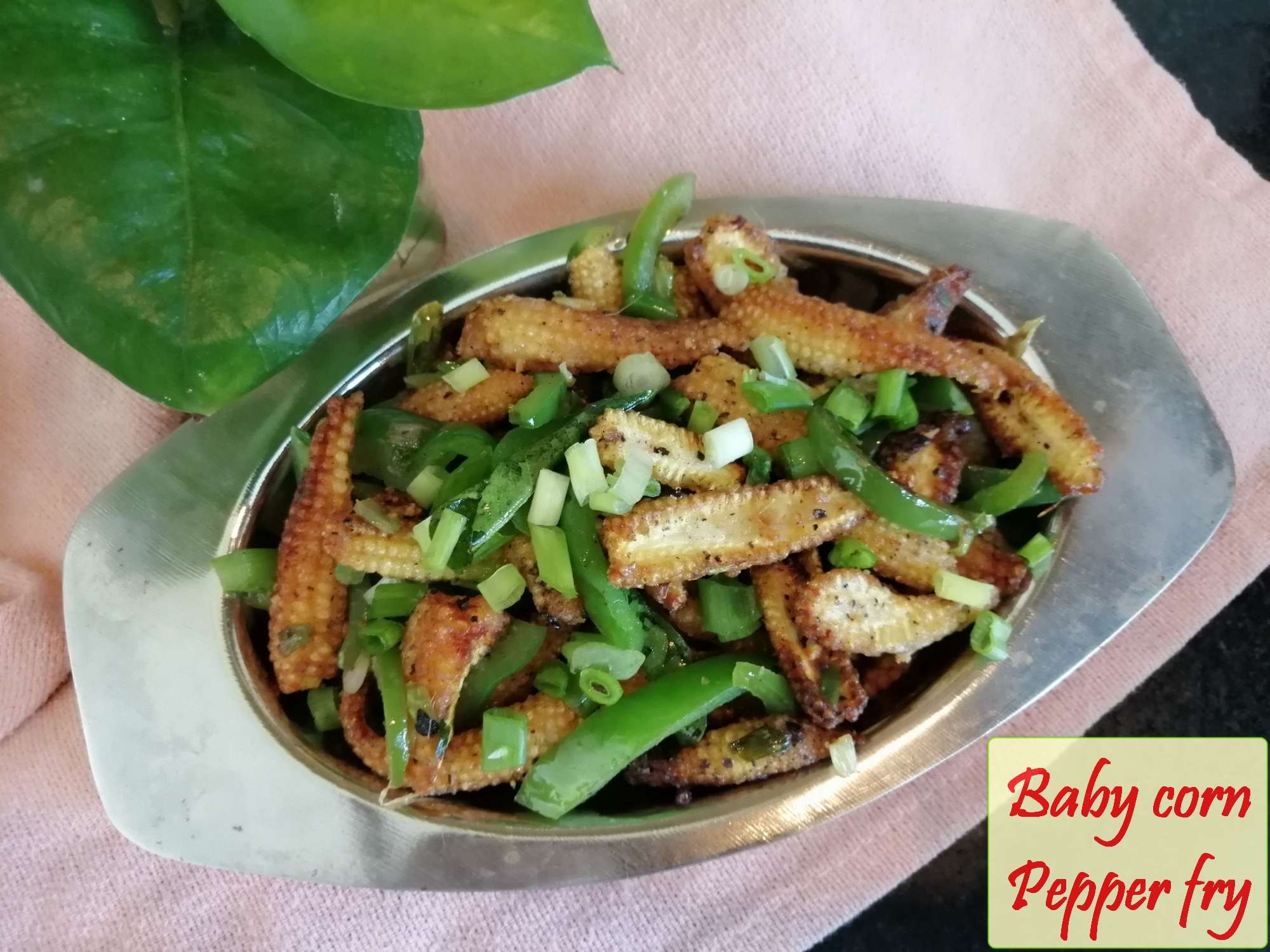 Baby corn Pepper fry Yummy Ashas Kitchen