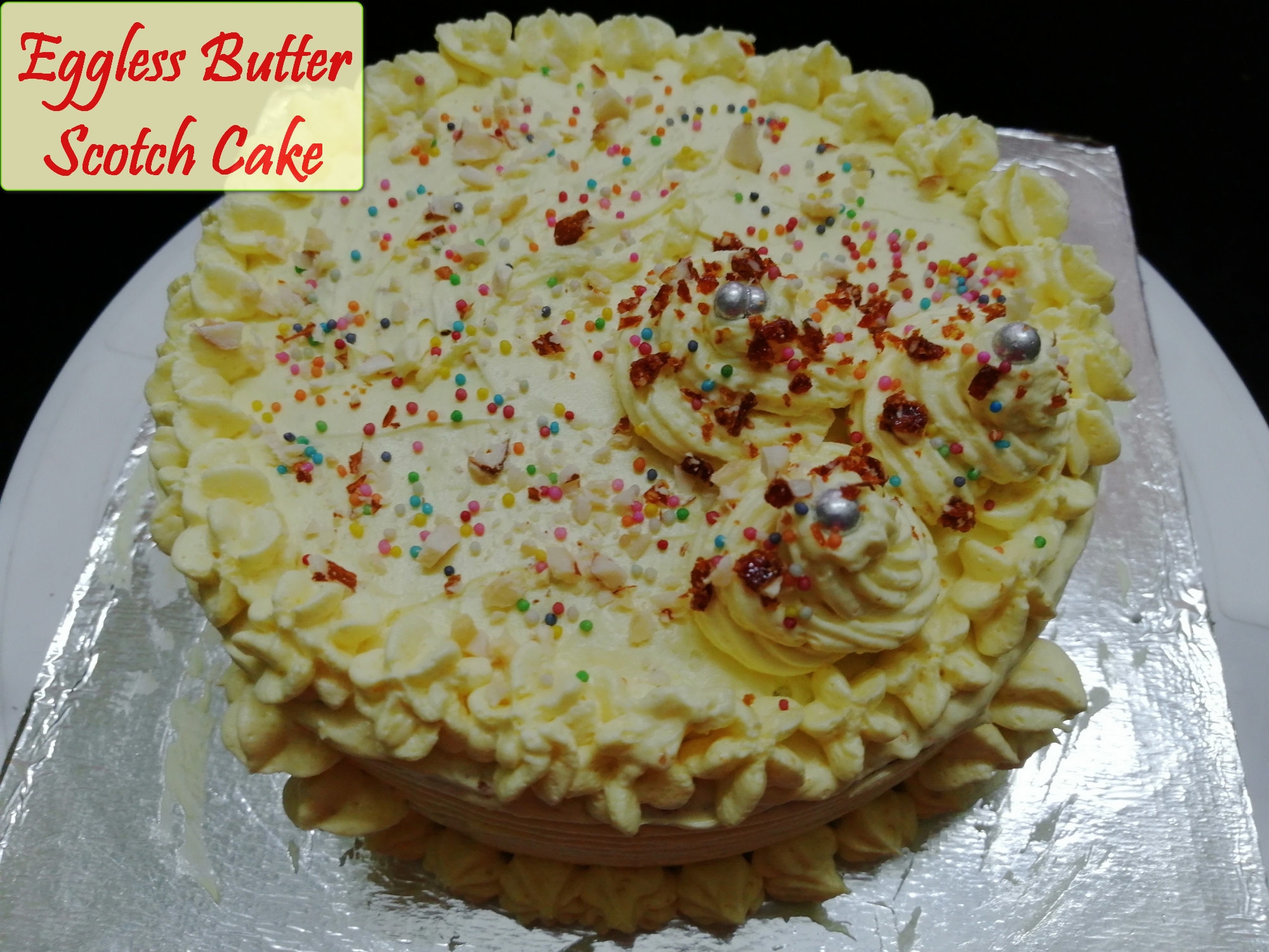 Butter scotch cake Yummy Ashas Kitchen