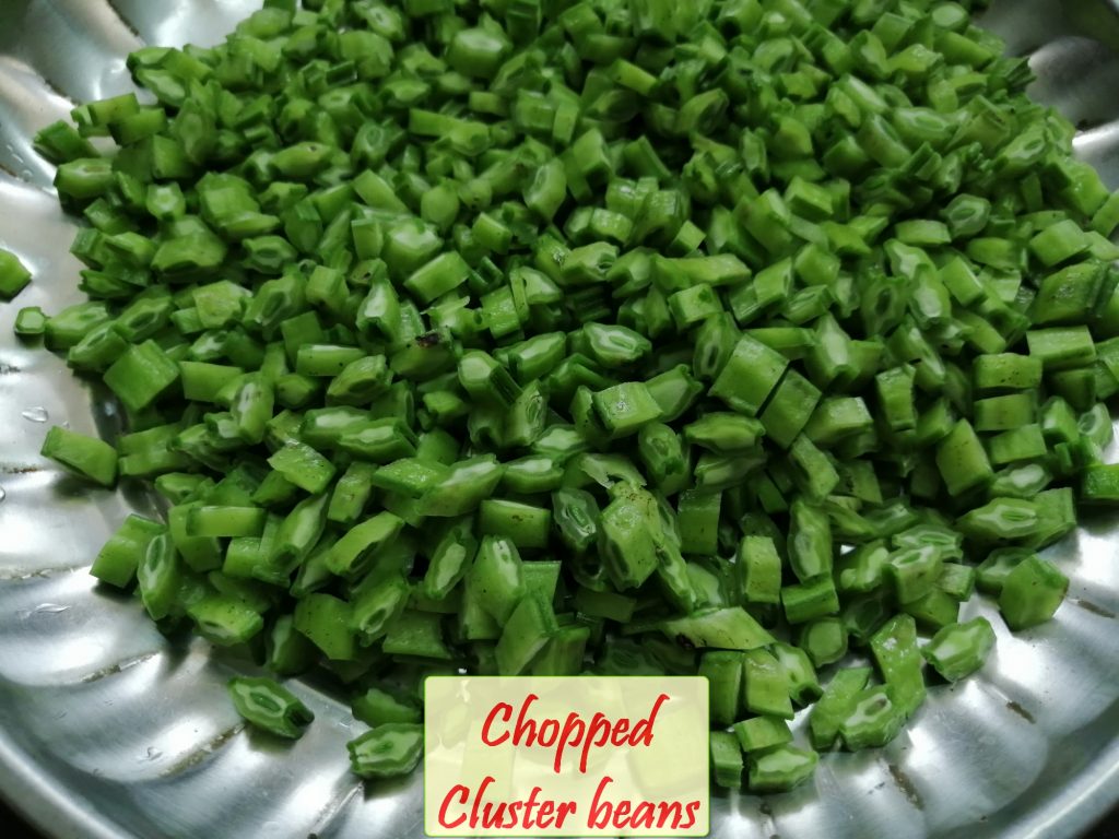 Cluster beans parupu usli1