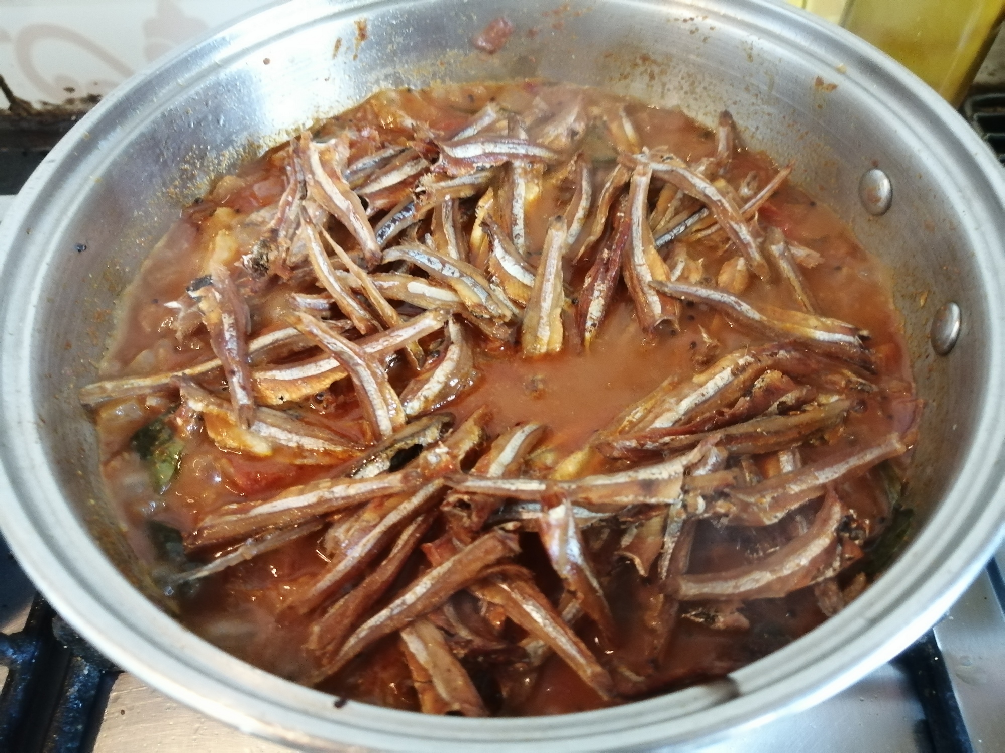 Dry Fish Curry or Nethili Dry Fish Curry Yummy Ashas Kitchen