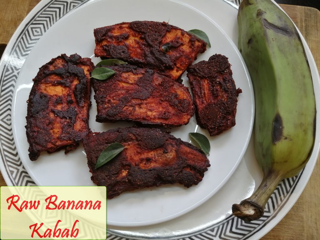 Spicy raw banana kabab