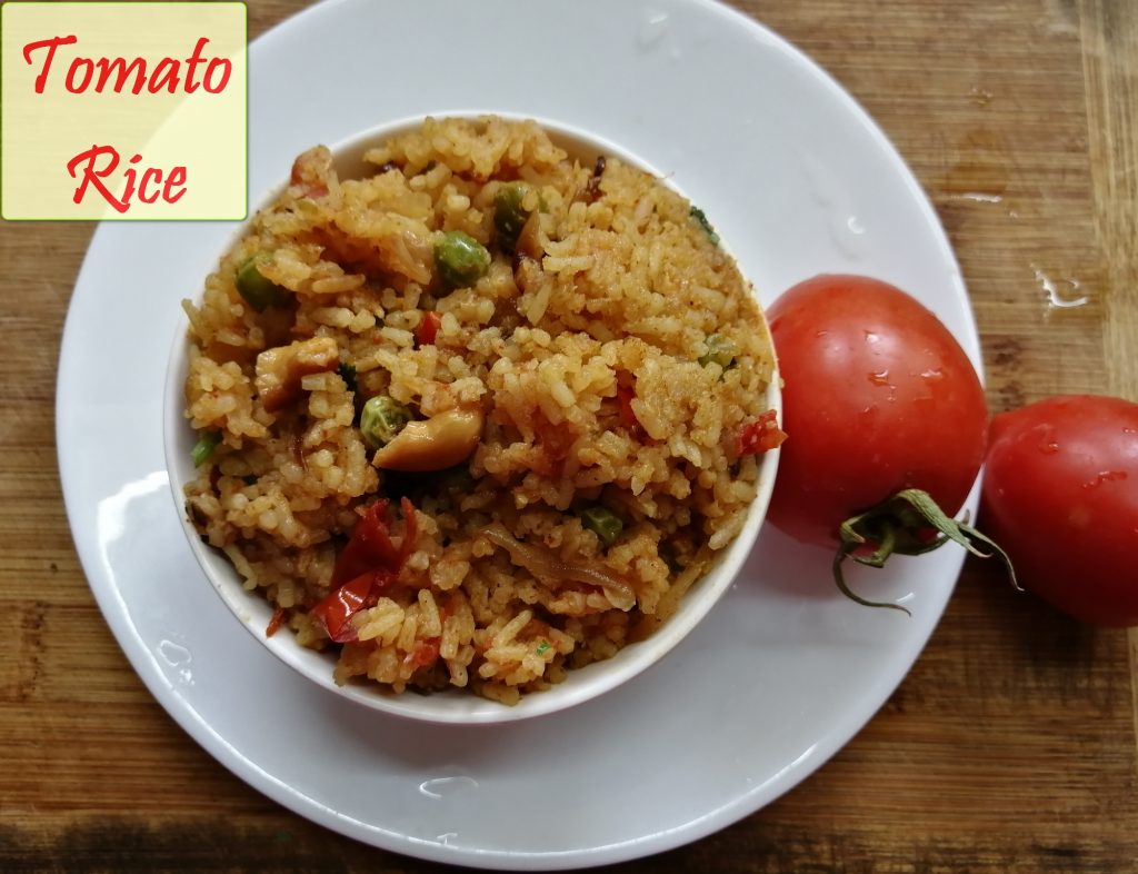 Tomato rice or Tomato bath recipe