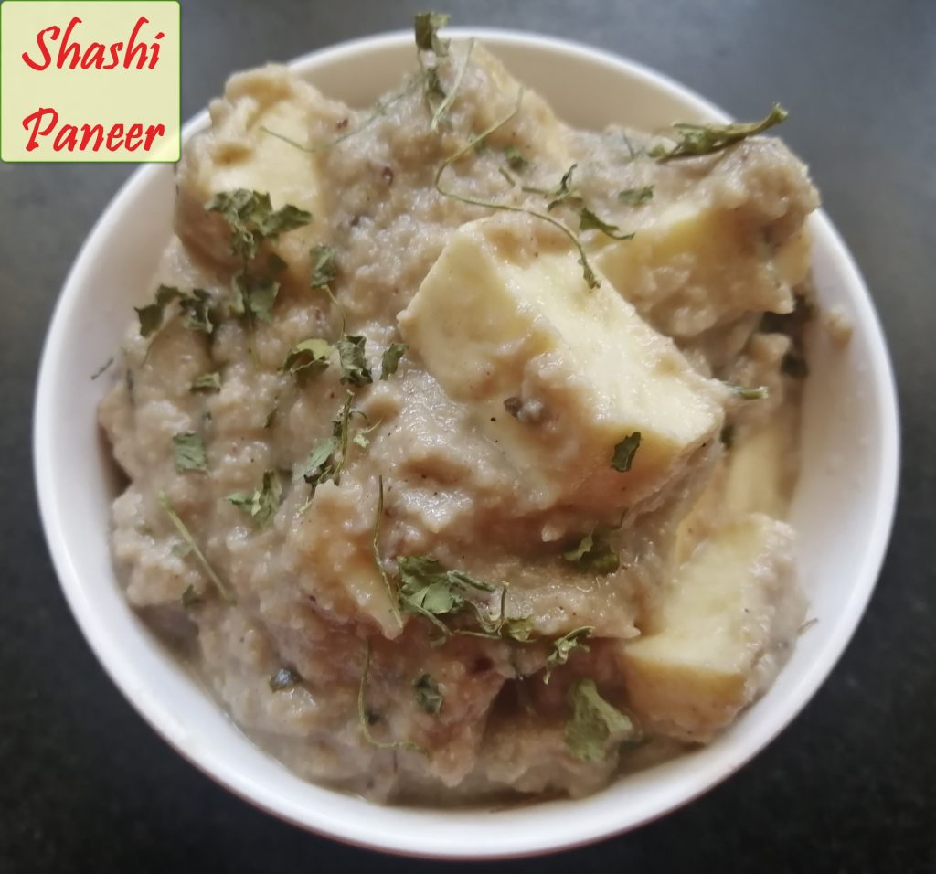 Shahi paneer