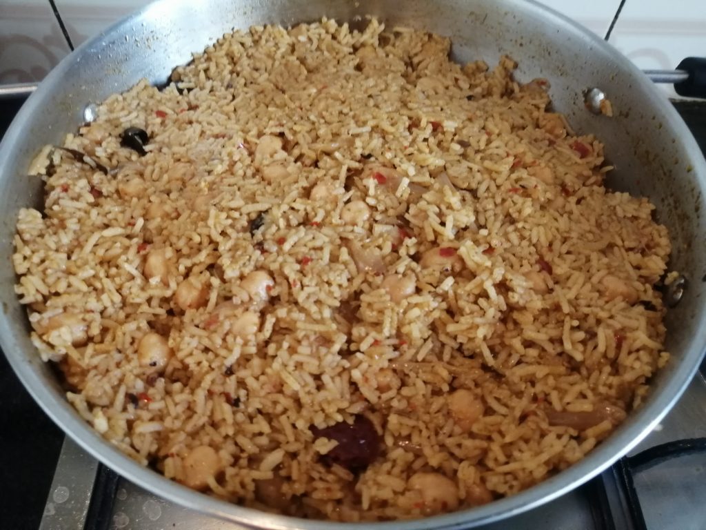 kabuli channa biryani