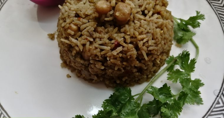 Spicy Kabuli Channa Biryani – Lunch box recipe