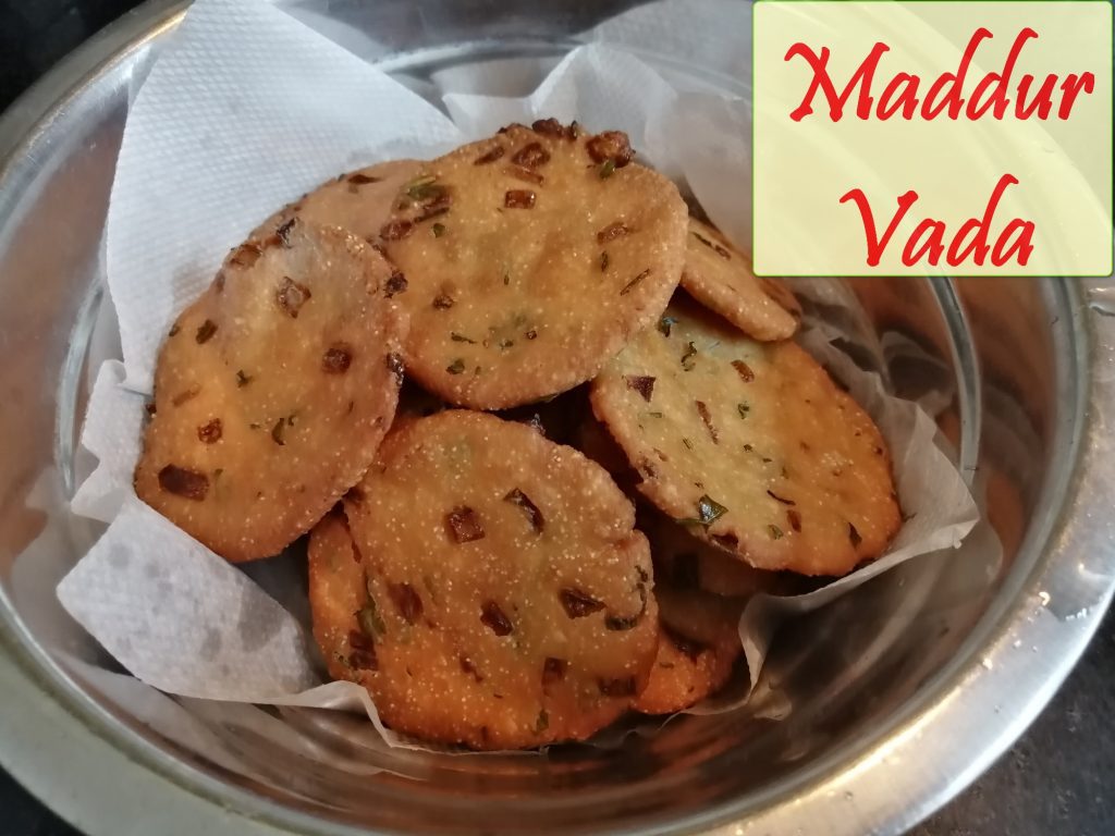 Crispy Maddur Vada