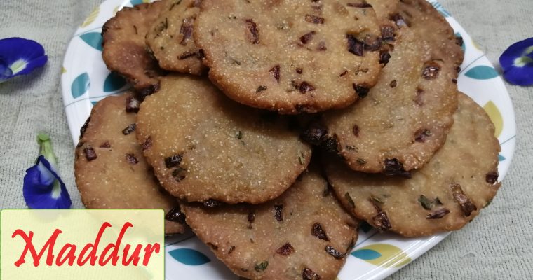 CRISPY MADDUR VADA RECIPE