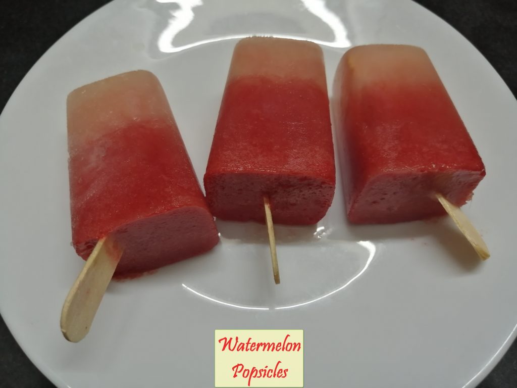 Watermelon Popsicles