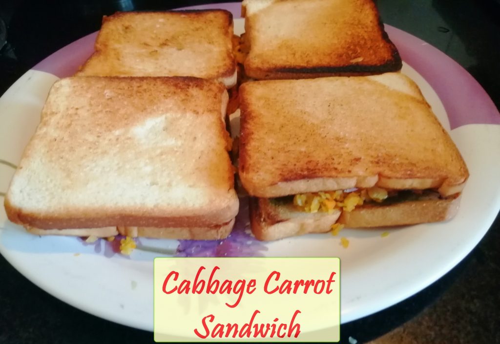 Cabbage Bread Sanchwich