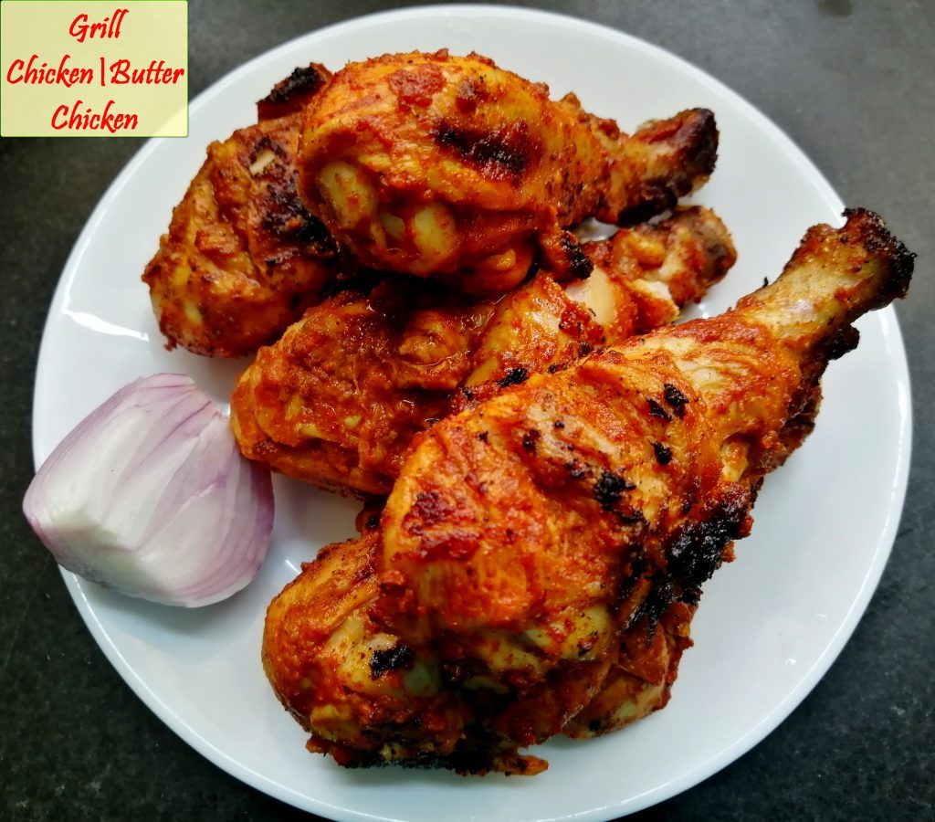 Grill drumstick chicken|butter chicken| Barbecue chicken.