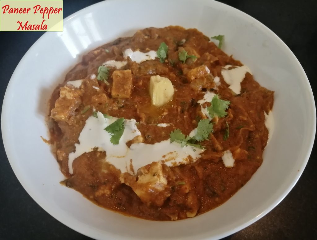 Paneer Pepper Masala