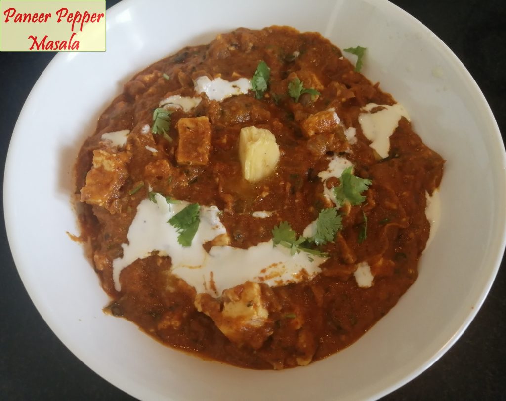 Paneer Pepper Masala