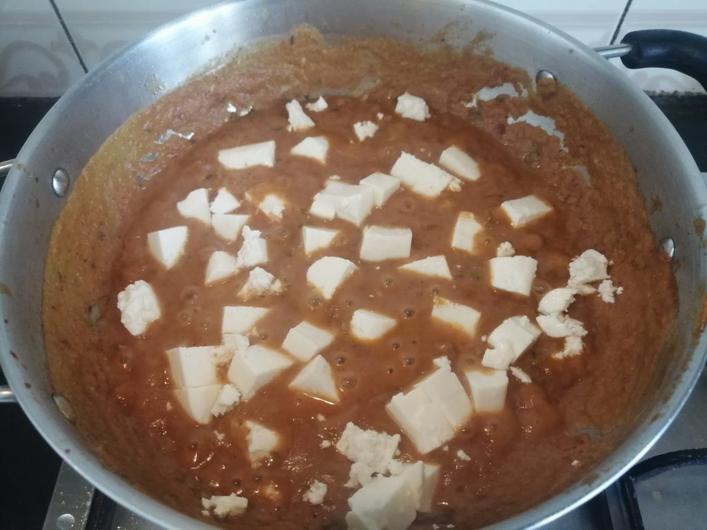 Paneer papper masala