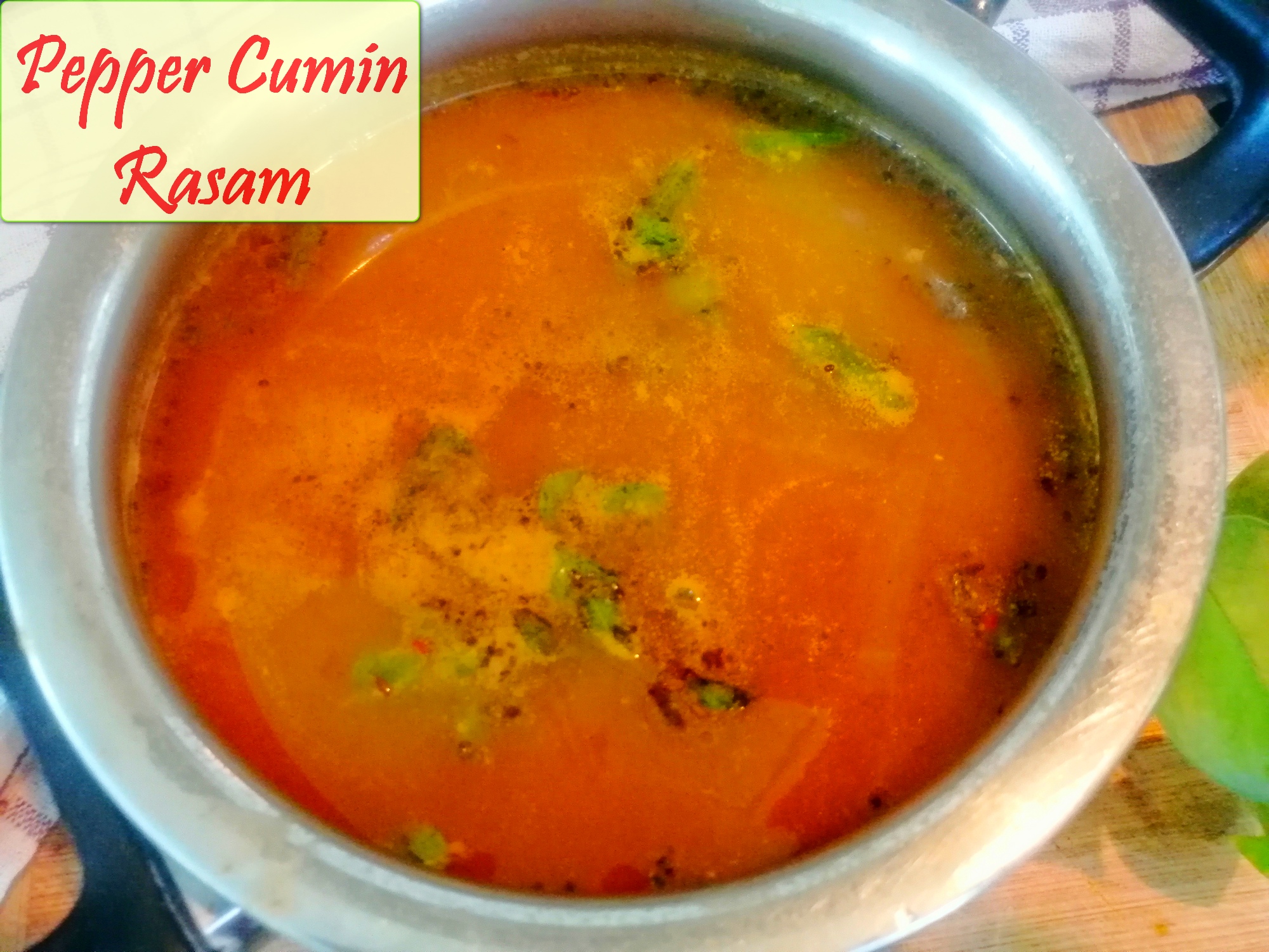 Spicy Pepper Cumin Rasam without Tomato Yummy Ashas Kitchen
