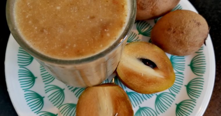 Healthy Chikoo Juice Recipe