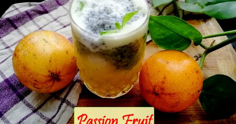 Refreshing Passion Fruit Juice