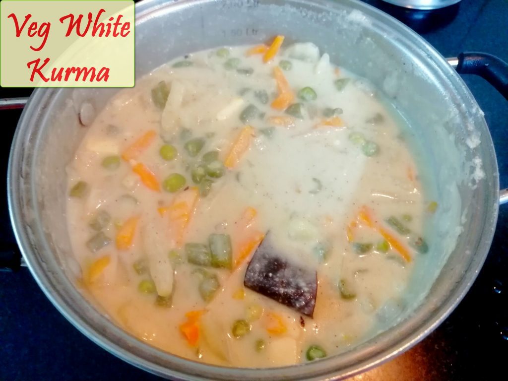 Veg White Kurma