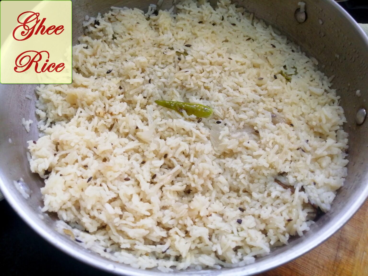 Ghee Rice How to make Ghee Rice Yummy Ashas Kitchen