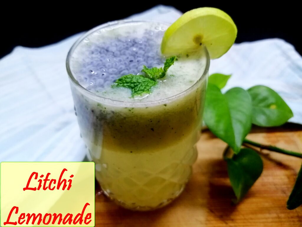 Litchi Lemonade Yummy Ashas Kitchen