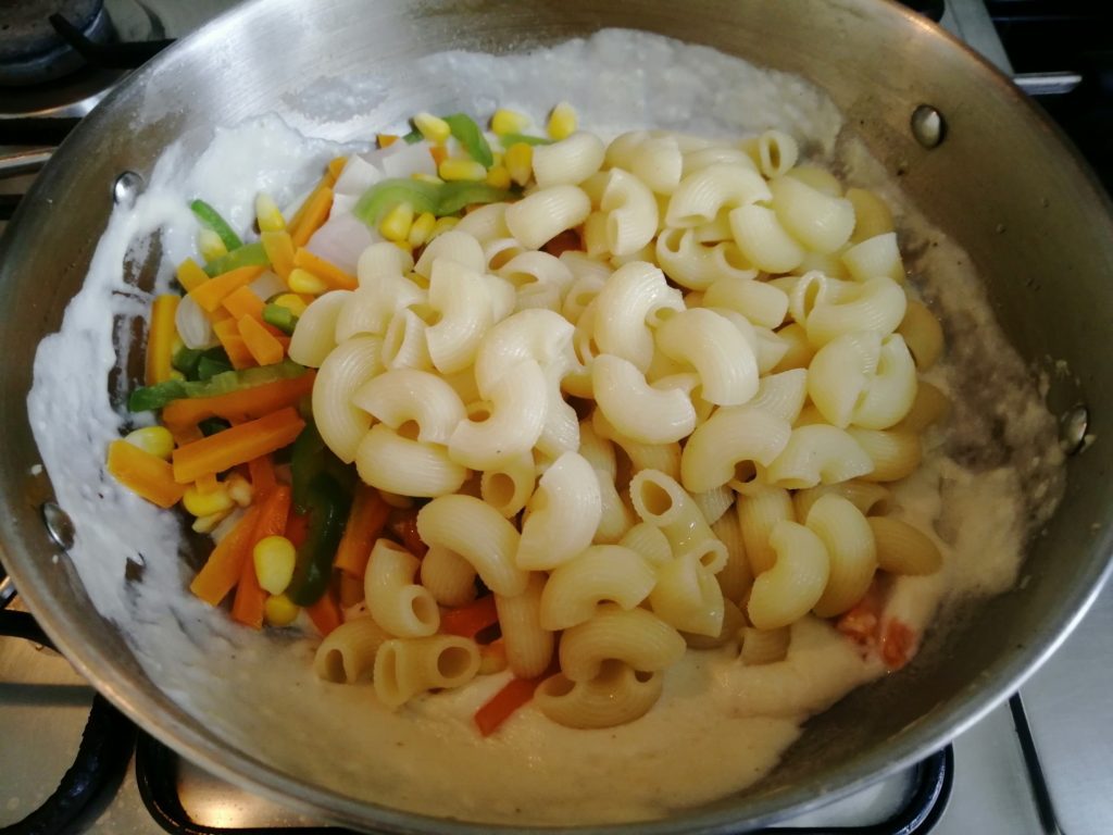 white sauce pasta