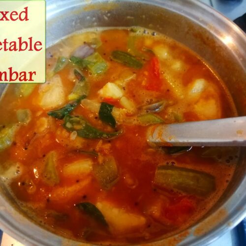 Mixed Vegetable Sambar