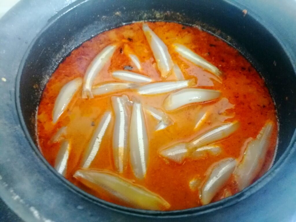 Nethili Fish Curry